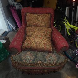 Carol Hicks Bolton Designer Lounge Chair – Down Filled, Vintage Luxury