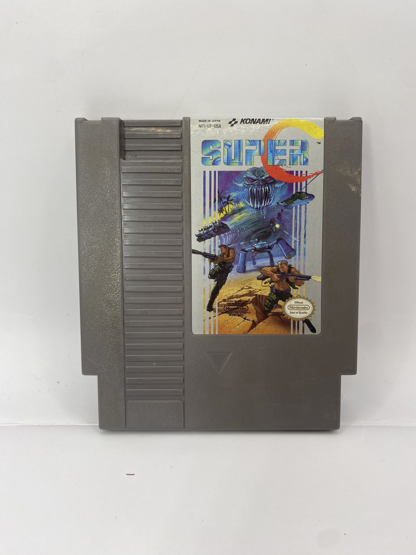 Super C Contra Nintendo Entertainment System NES 1988 Authentic Cartridge Tested