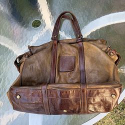Campomaggi Teodorano Italian Leather Bag – Handmade Vintage Distressed Large Tote (Made in Italy)