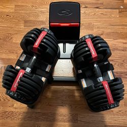 BowFlex Results Series 552 SelectTech Dumbbells and Stand - New