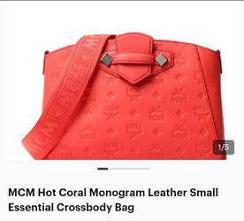 MCM Monogram Leather Crossbody Bag