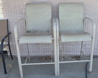 Bar height tall Patio chairs