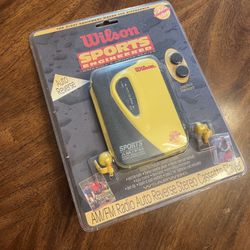 Wilson sports engineered (Walkman!) still in original box