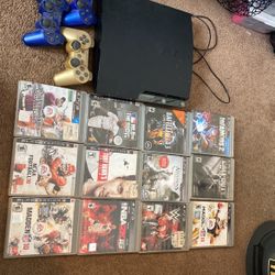 Play Station 3 12 Games 3 Used Controllers