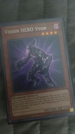 Yu-Gi-Oh Vision HERO Vyon Secret rare
