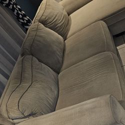 Couch  with Lounge tan