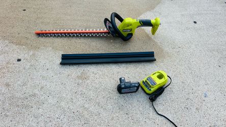 Ryobi One+18 Volt Hedge Trimmer With 2ah Battery And Charger
