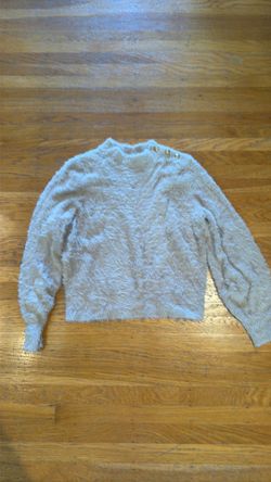 Brown fuzzy sweater