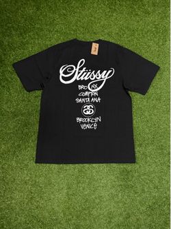 Black World Tour Stussy Tee