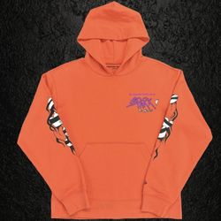 Chrome Heart Matty Boys Sadistic Lipstick Hoodie (Red/Orange)