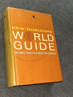 New Horizons World Guide Pan-American Airlines Book Hardback 1964