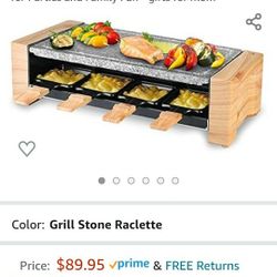 Artestia Electric Raclette Table Grill, Korean Bbq Grill

