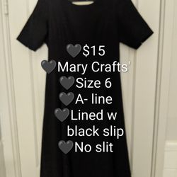 $15 Black Mary Crafts' Dress