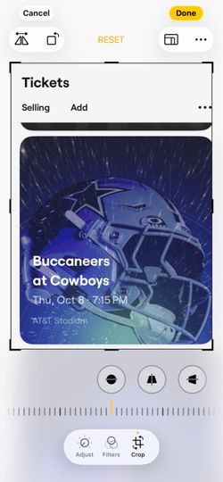 Dallas Cowboys Home Game Tickets