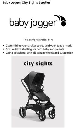 Baby Jogger City Sights Stroller NEW In box 