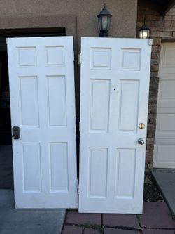 6 Panel Double Door