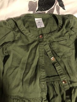 Girl green shirt AND pants