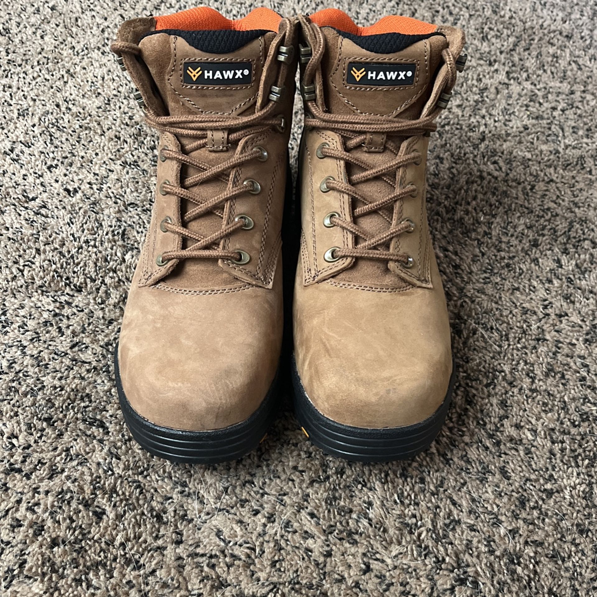 Hawx Work Boots With Steal Toe Size 9