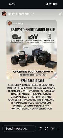 Canon T6 Kit