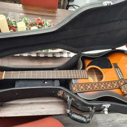 Fender Acoustic Guitar With Case