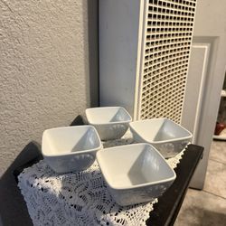 Princess House 4 Mini Bowls Para Dulces De La Linea Marissa