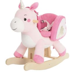 *NEW IN BOX*Unicorn Rocking Horse Plush 