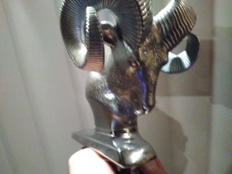 Dodge Rams Horn Hood Ornament