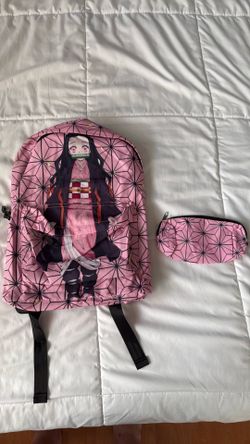 Demon Slayer Backpack with Pencil Pouch
