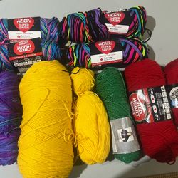 New Large Lot Yarn for Knitting / Crocheting