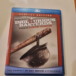 $5 BLU RAY , INGLOURIOUS BASTARDS BLU RAY  ONLY NO DIGITAL OR DVD. $5 OR TRADE FOR A MOVIE I DO NOT ALREADY OWN. 