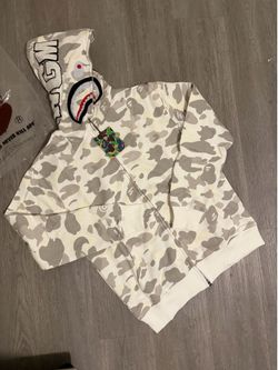 Bape zip up hoodie camo color Brand new