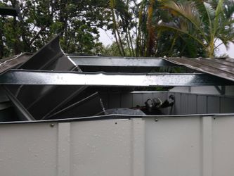 Aftermath clean up-trees, branches, floors, driveway:etc