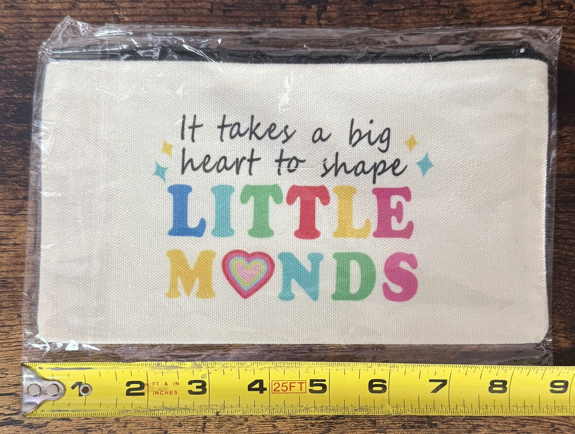NEW Teacher Appreciation Gift Zipper Pouch just $3
