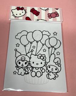 KPOP/SAJA/ Hello kitty Coloring Books