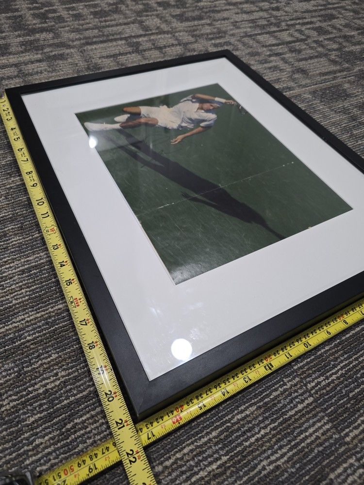 Roger Federer NY Times Autographed Wimbledon Photo