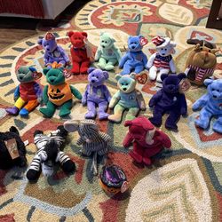 Beanie Baby’s Bought And Packed Away