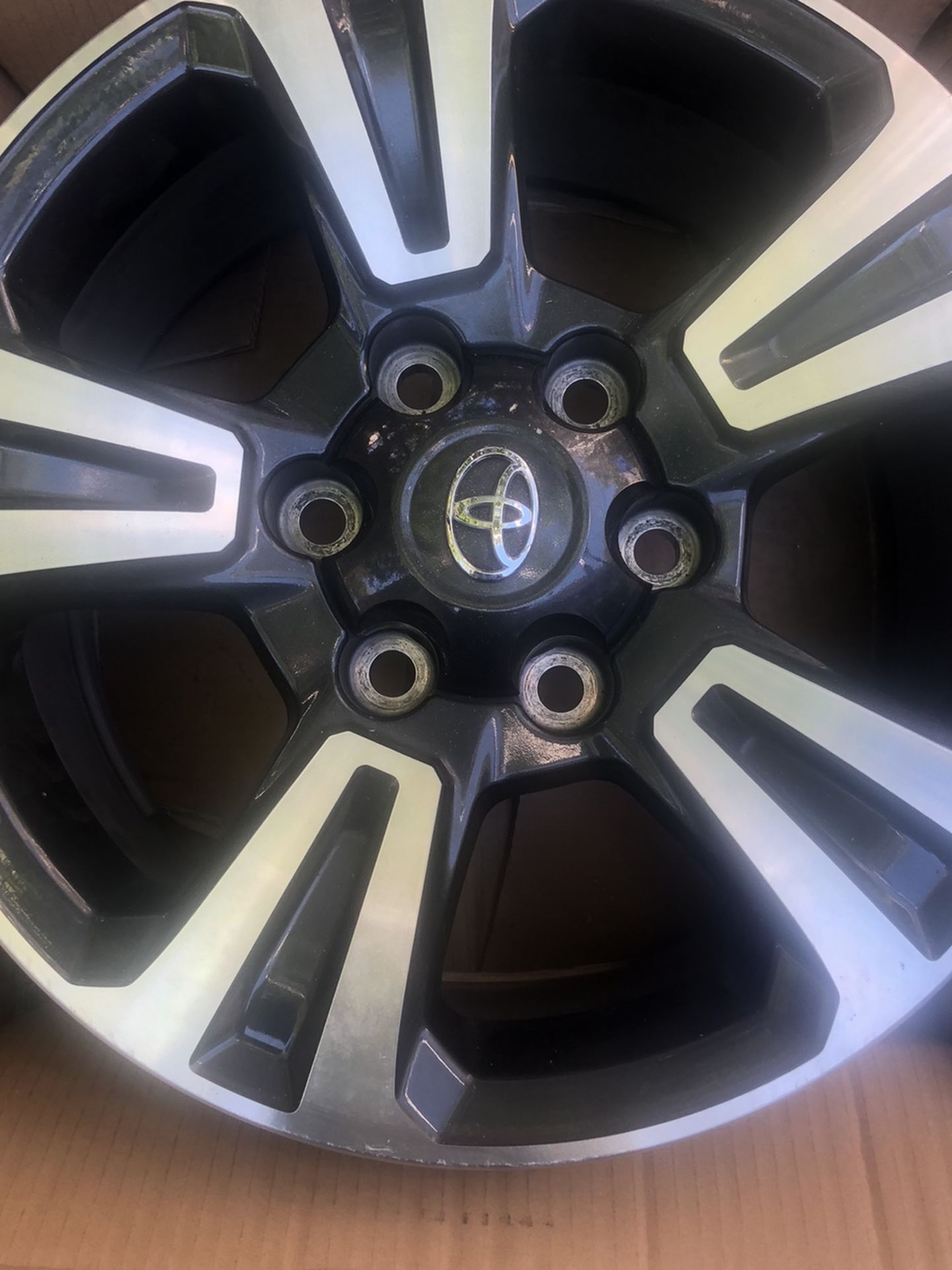 4 RIMS TRD STOCK TOYOTA SIZE 17 THEY FIT TACOMA SEQUOIA 4RUNNER 6!LUGS GREAT CONDITION 9/10