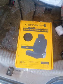 Carhartt Universal Nylon Duck Bucket Seat Cover Black (contact info removed)