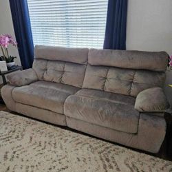 New Power Sofa With Oversized Recliners