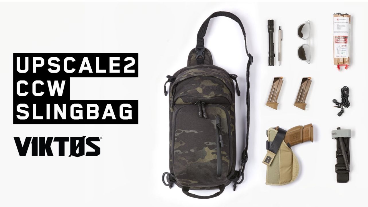 VIKTOS Upscale 2 EDC CCW Tactical Slingbag Bag Black Arms Compy Camo Backpack