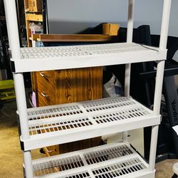 5 tier used storage shelve unit