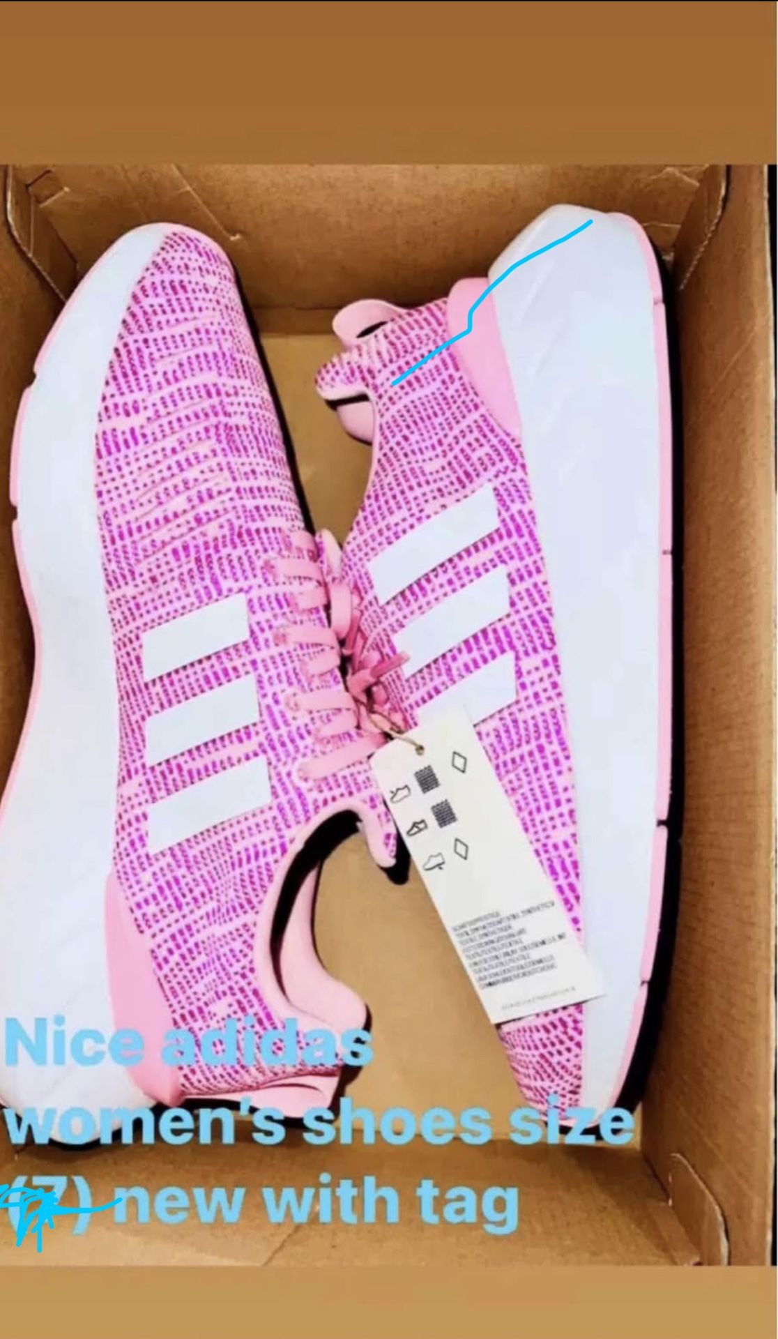 Nice women’s adidas’s shoes (6.5) new with tag only $60