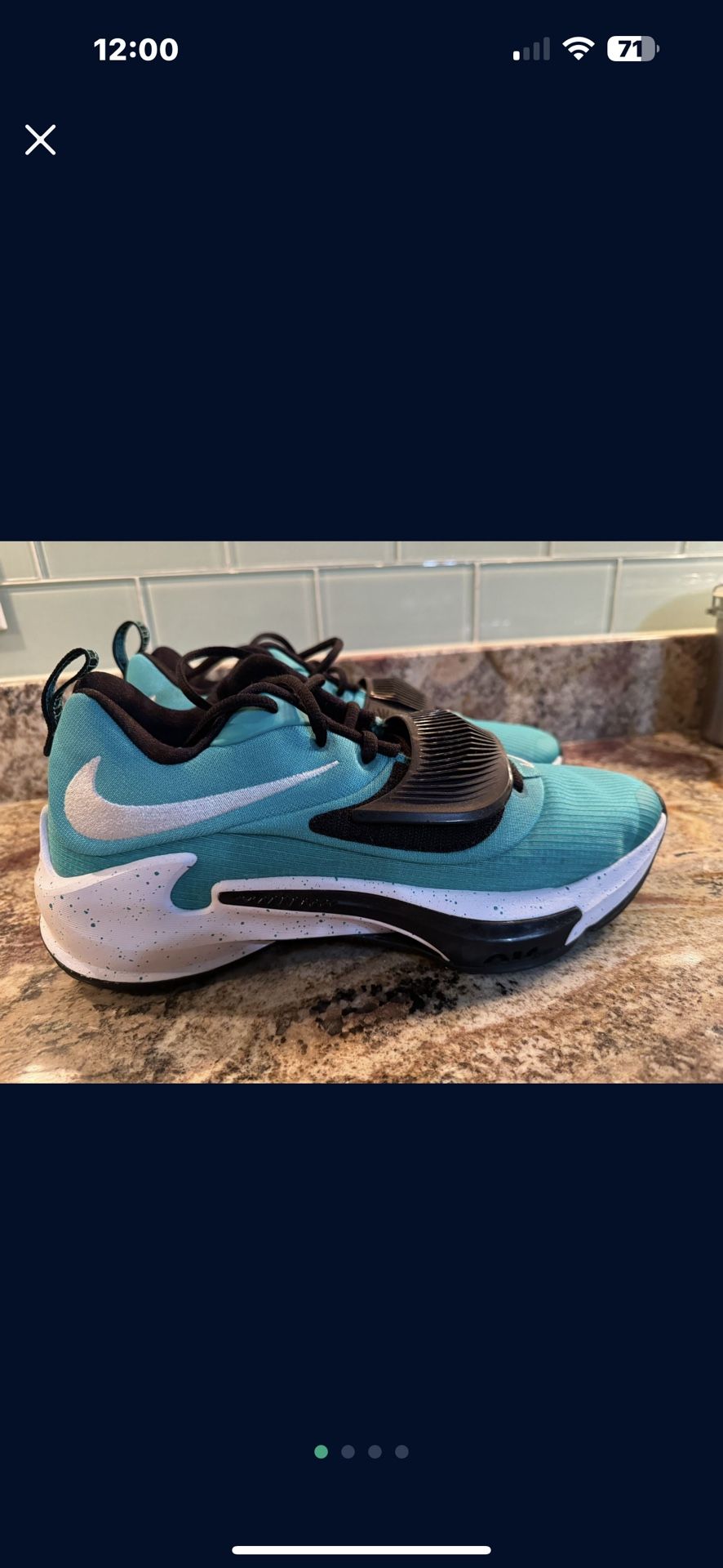 Giannis Zoom Freak Jade teal, NEW FIRM