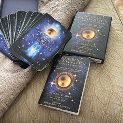 3 Sets Of Angel Cards 