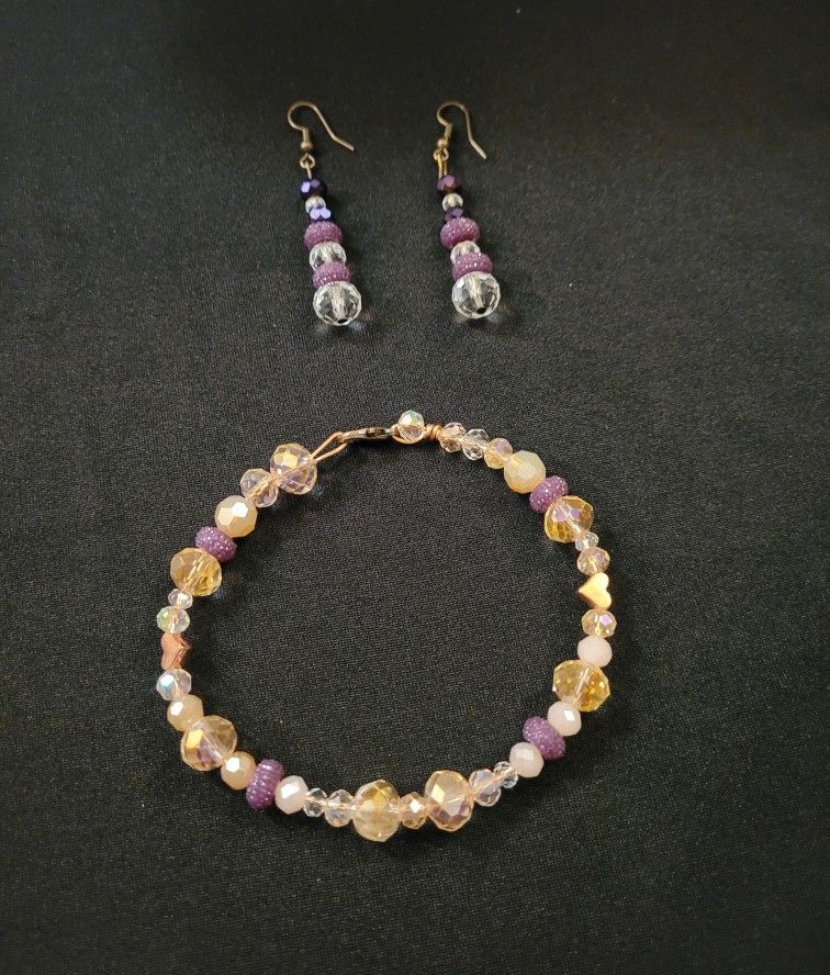 Earings and Bracelet
