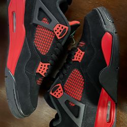 Jordan 4 Red Thunders