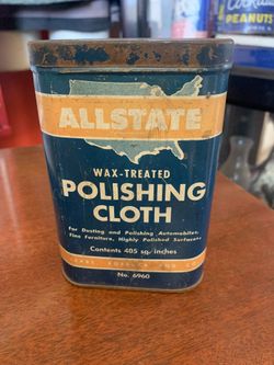 Allstate Polishing Cloth Tin