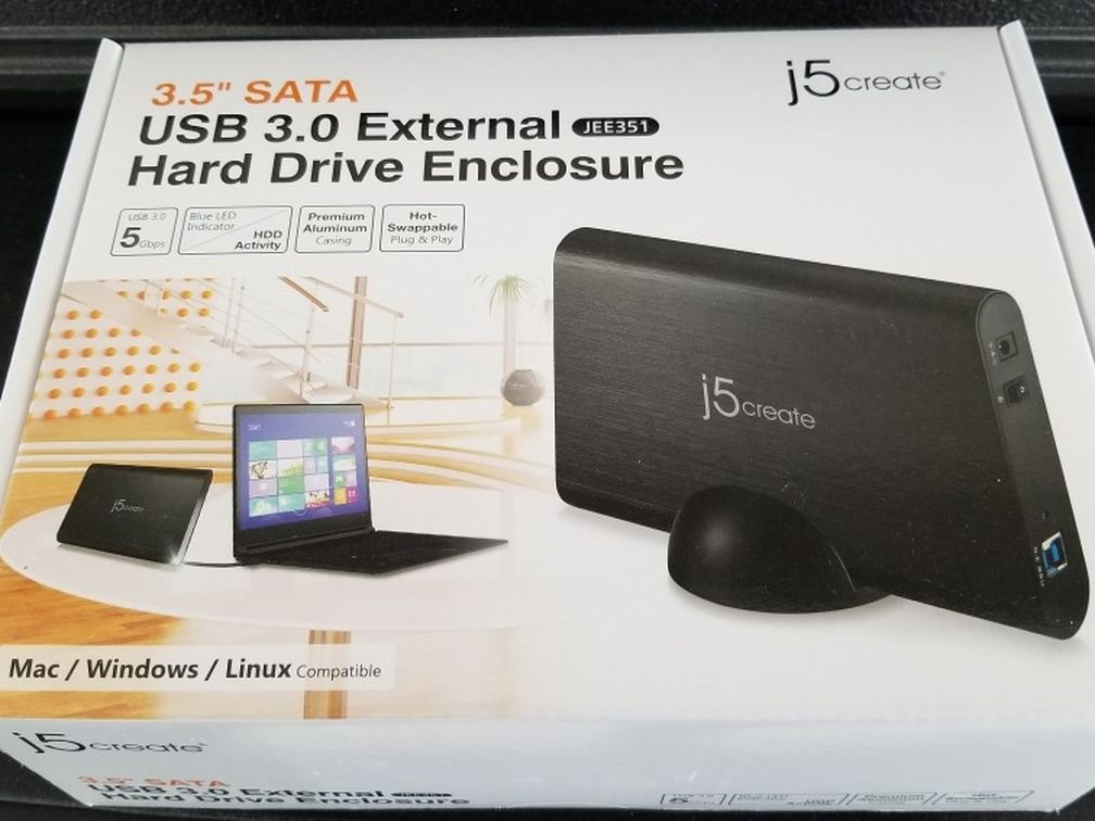 3.5" USB 3.0 External Hard Drive Enclosure