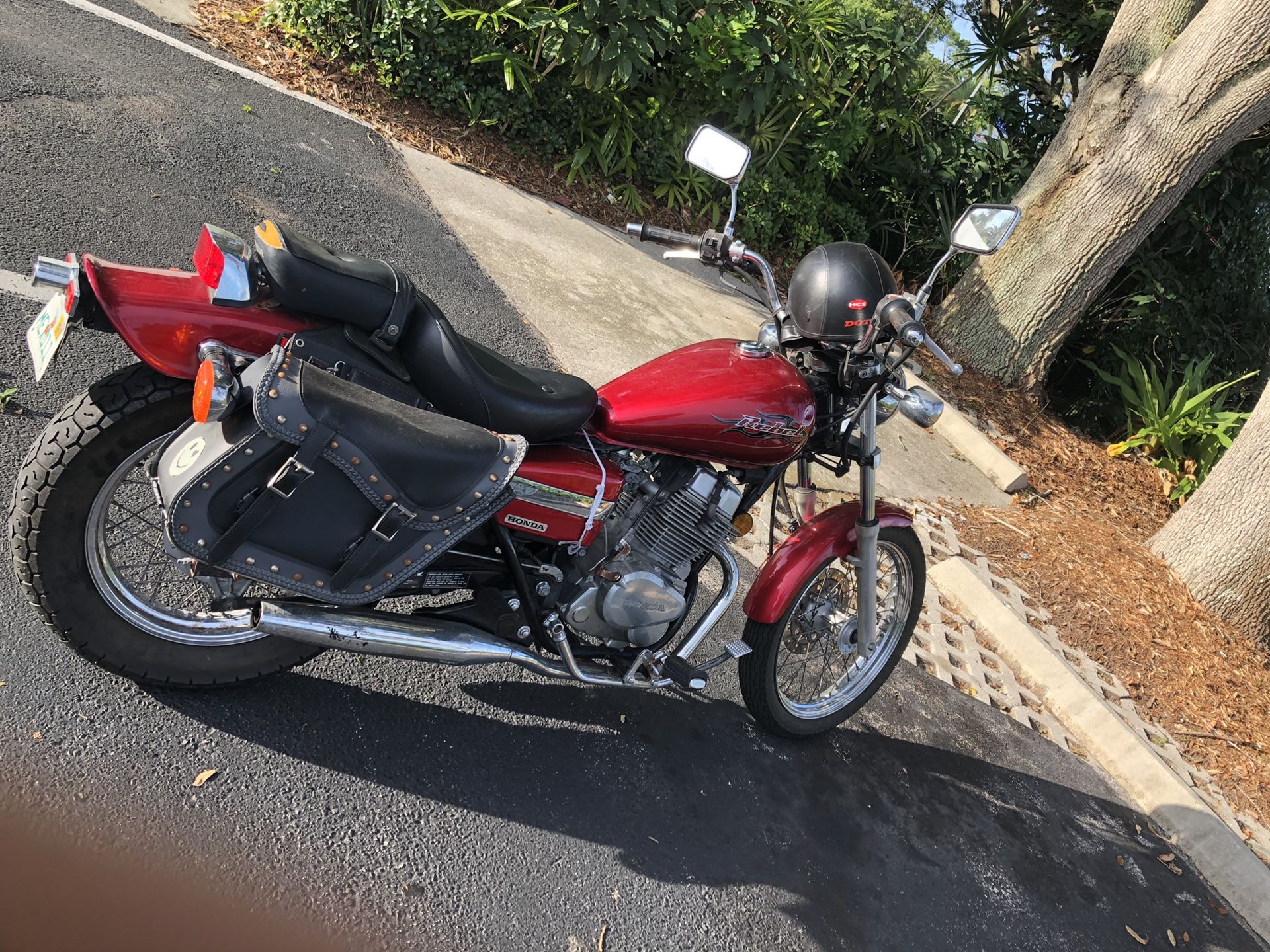 Honda 2007 37,000 miles. Garage keypad this bike is Great for beginners 250 CC Beautiful bike nothing wrong with it