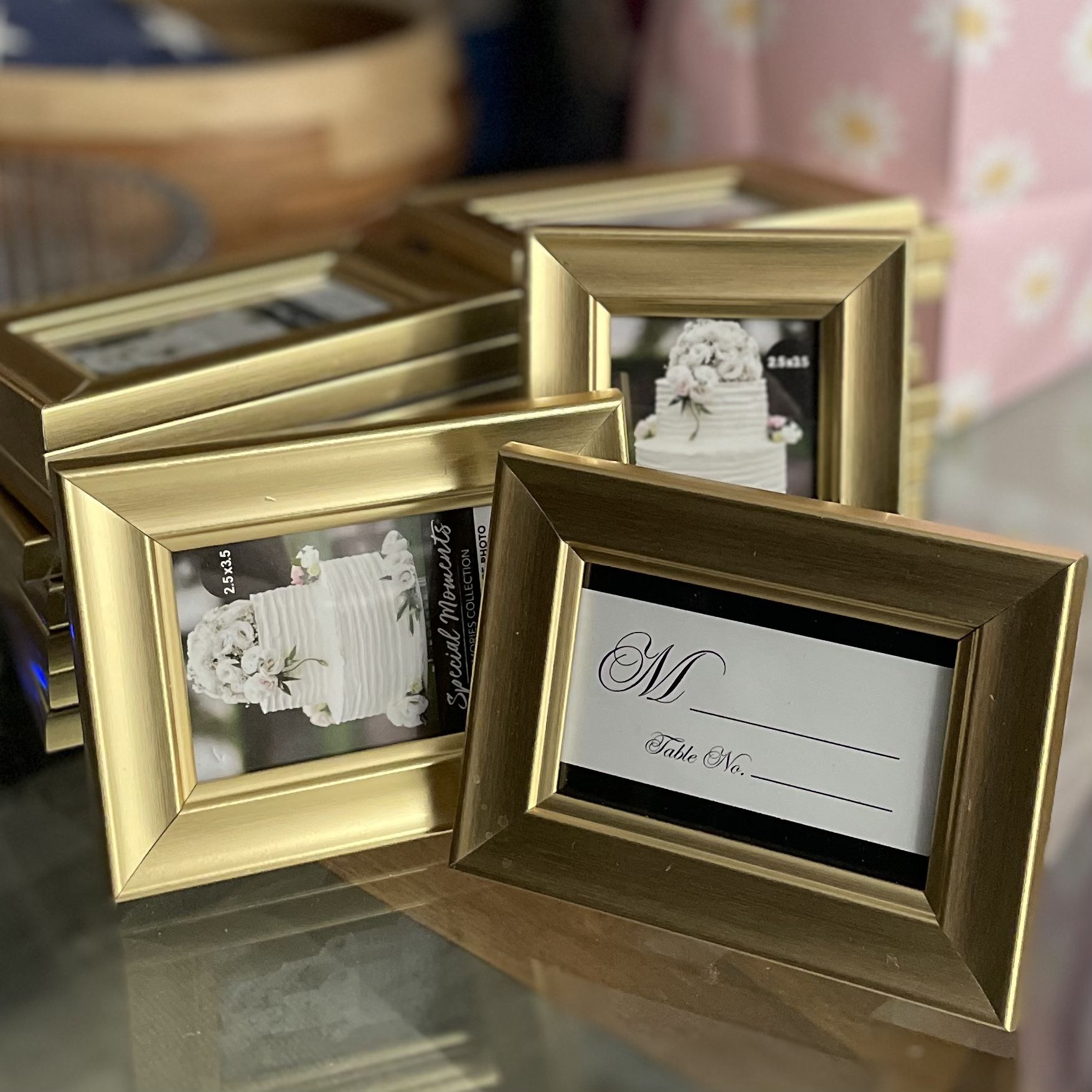 20 Small Gold Frames